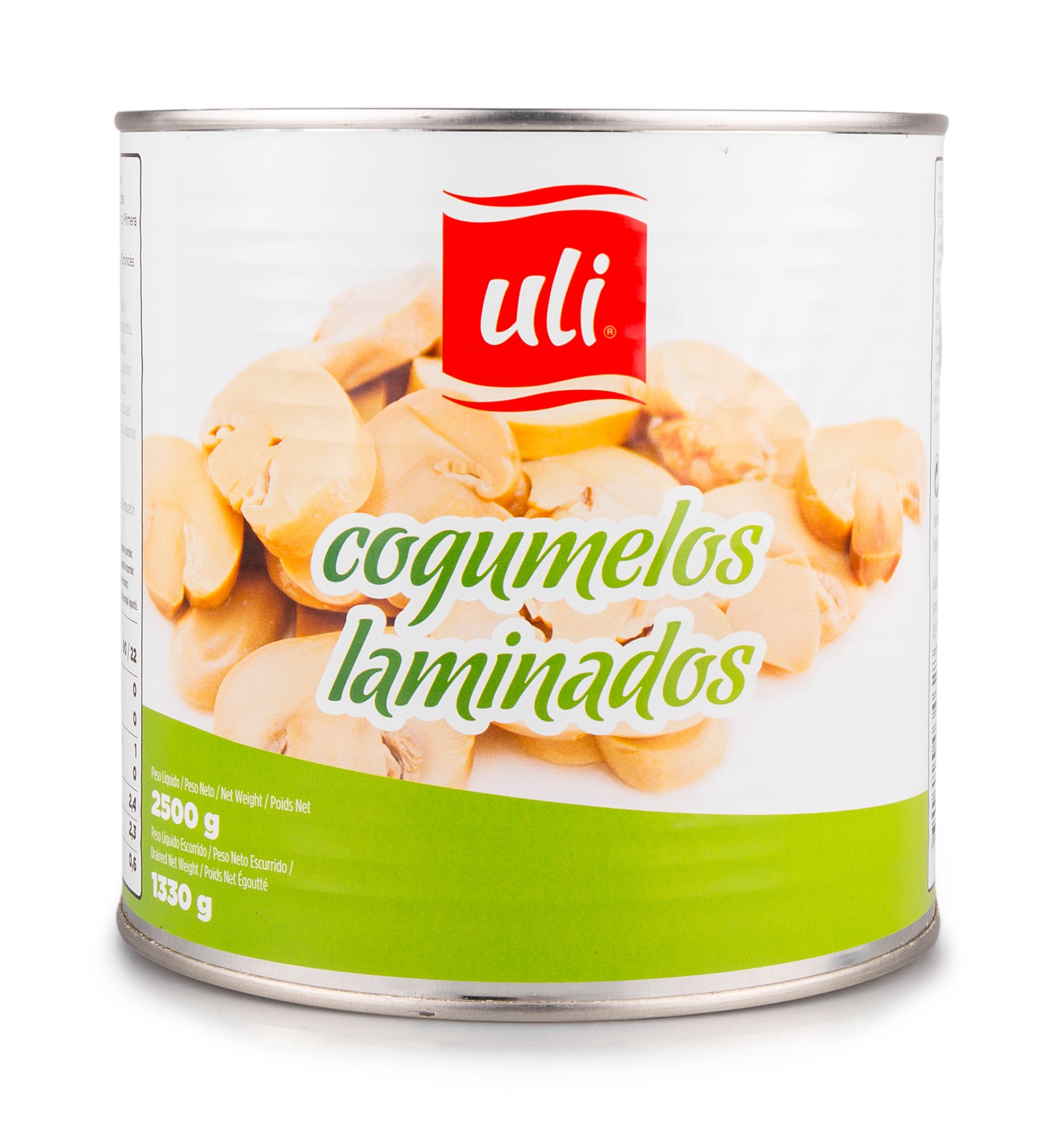 Cogumelos Cortados Uli Lata 3x2,5 kg