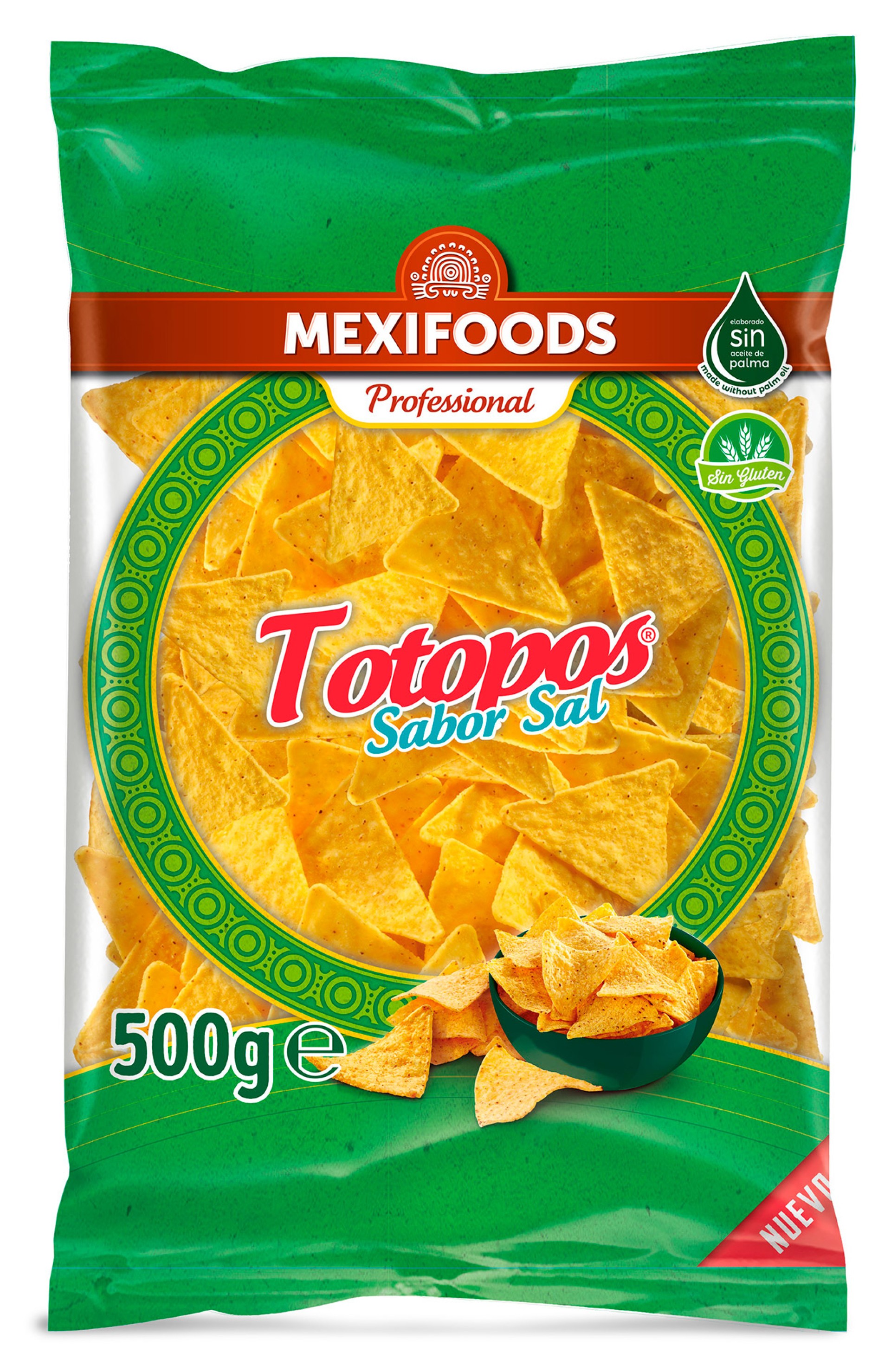 Nachos Mexicanos Chip c/ Sal 12x500 g
