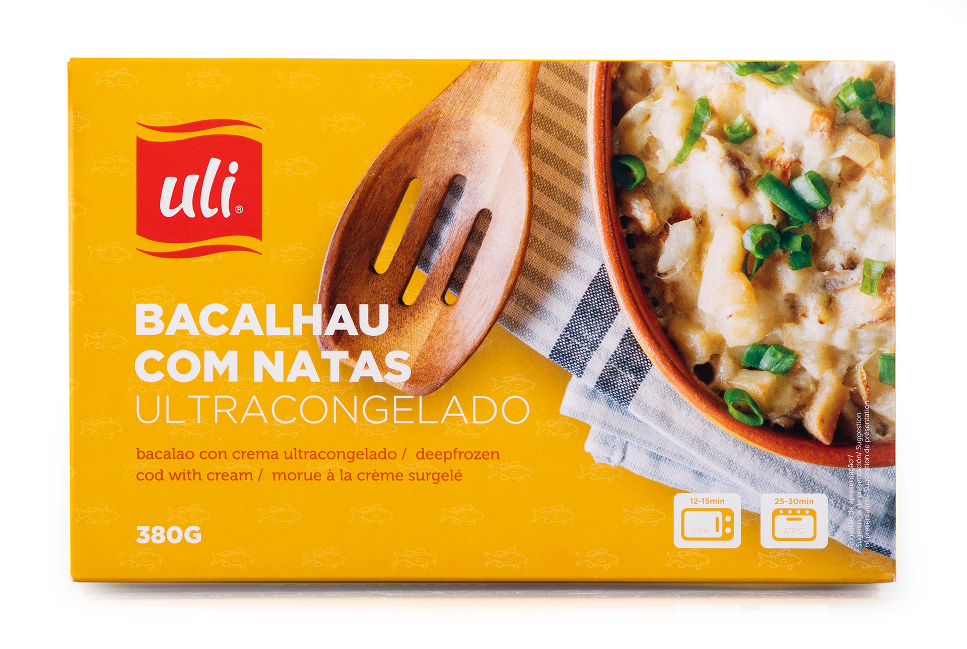 Bacalhau c/ Natas Congelado Uli 10x380 g