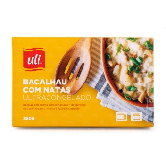 Bacalhau c/ Natas Congelado Uli 10x380 g