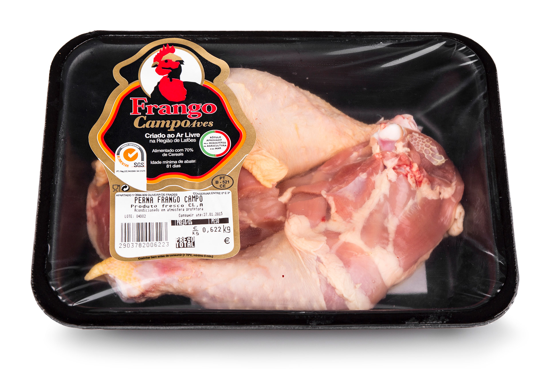 Frango Campo Perna Fresca Cuvete Frango Campo Perna Fresca Cuvete