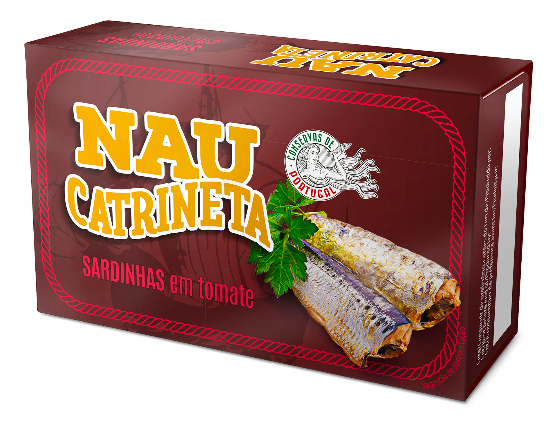 Sardinha Tomate Nau Catrineta 10x120 g