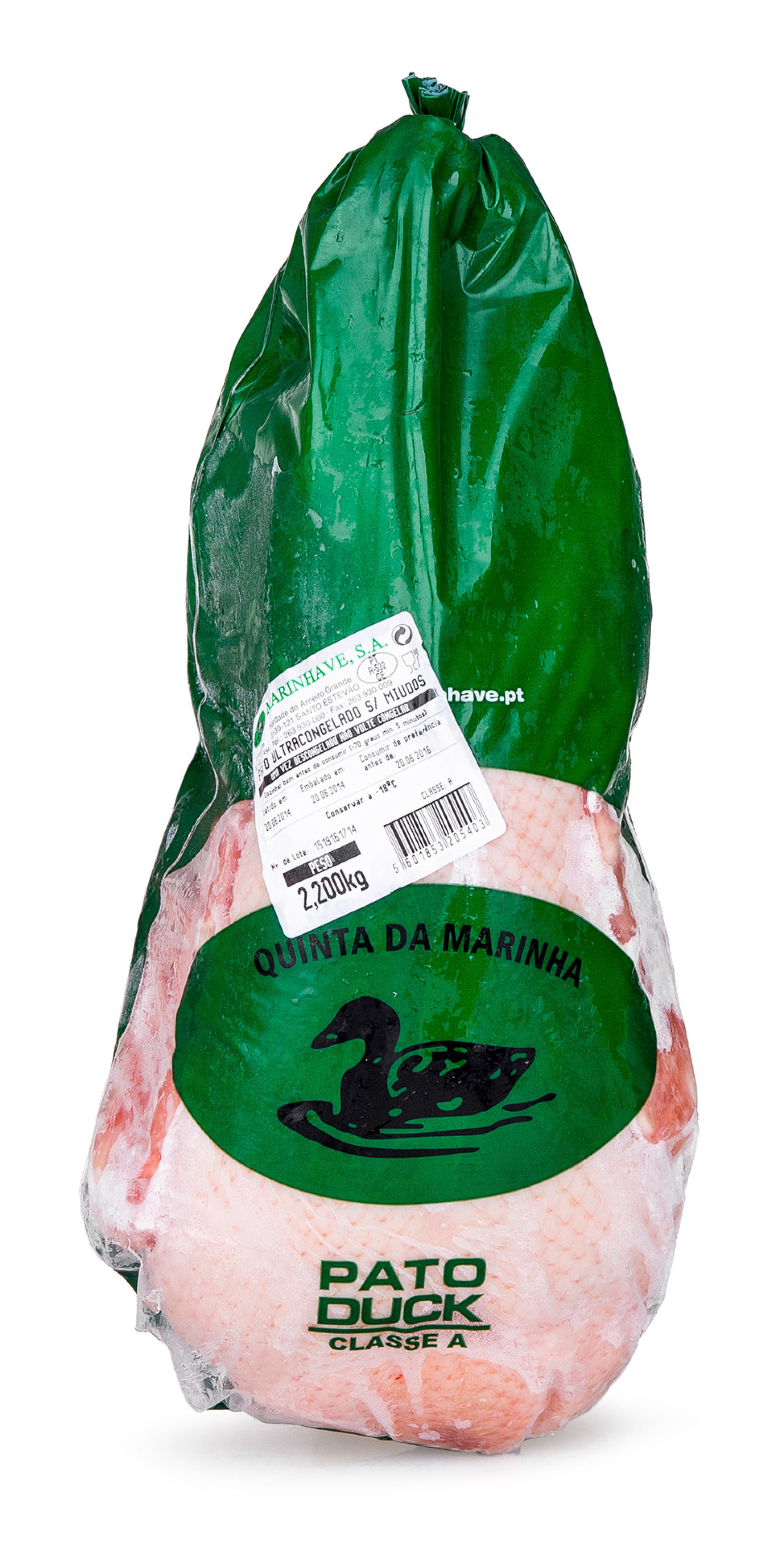Pato s/ Mi�dos Congelado Quinta da Marinha 6x2,2 kg