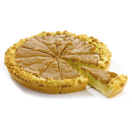 Tarte Maçã/Caramelo Crumble Congelada Vandemoortele 4x1,8 kg Tarte Maçã/Caramelo Crumble Congelada Vandemoortele 4x1,8 kg