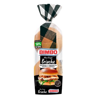 Po Hambrguer Brioche Congelado Bimbo 64x12,7 cm