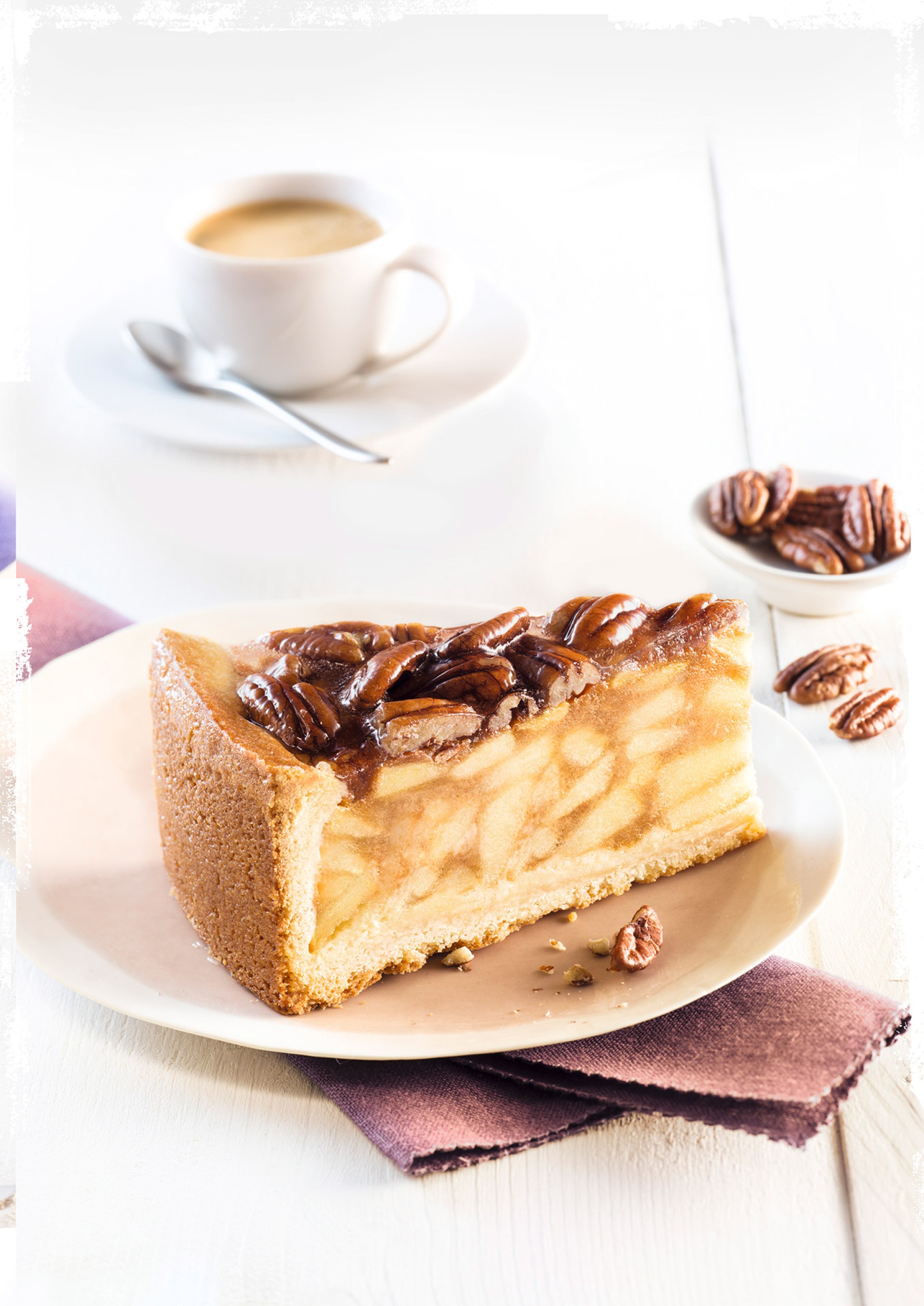 Tarte Ma��/Nozes Pecan Congelada Baker & Baker Cx 2,5 kg