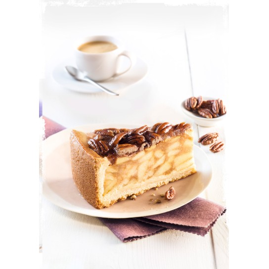 Tarte Ma��/Nozes Pecan Congelada Baker & Baker Cx 2,5 kg
