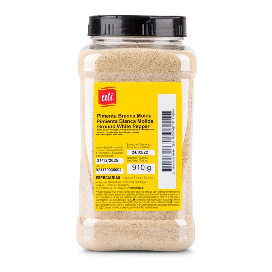 Pimenta Branca Mo�da Uli Pet 910 g