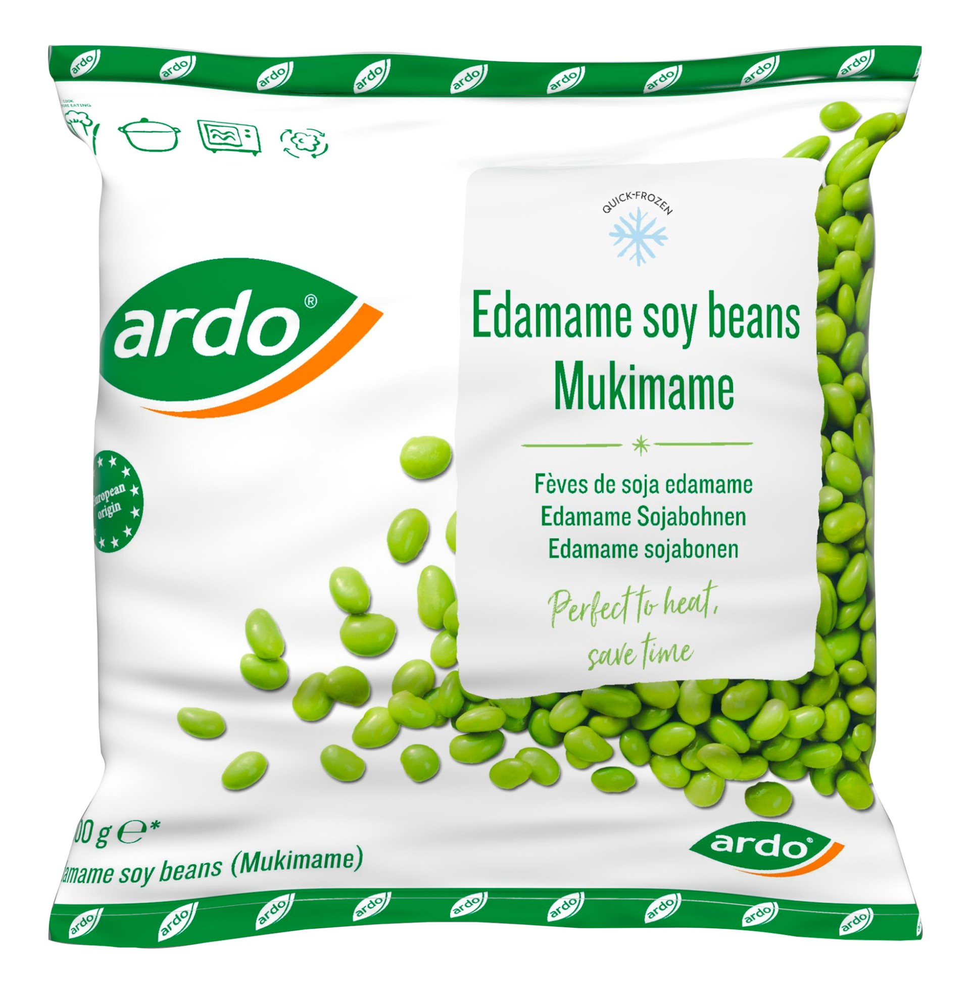 Edamame Gr�o Congelado Ardo 10x1 kg