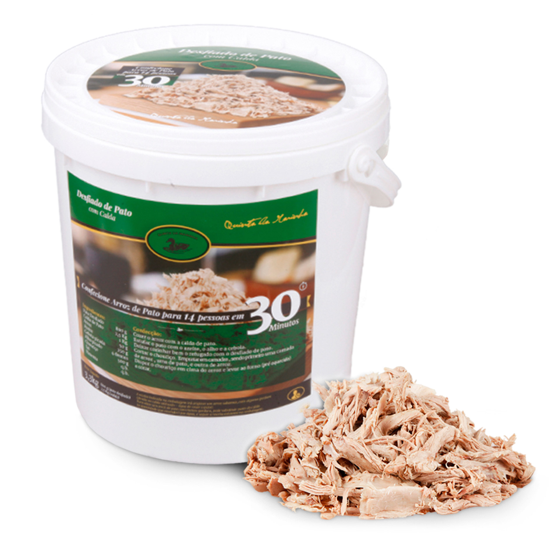 Pato Desfiado c/ Calda Congelado Quinta da Marinha 3,3 kg