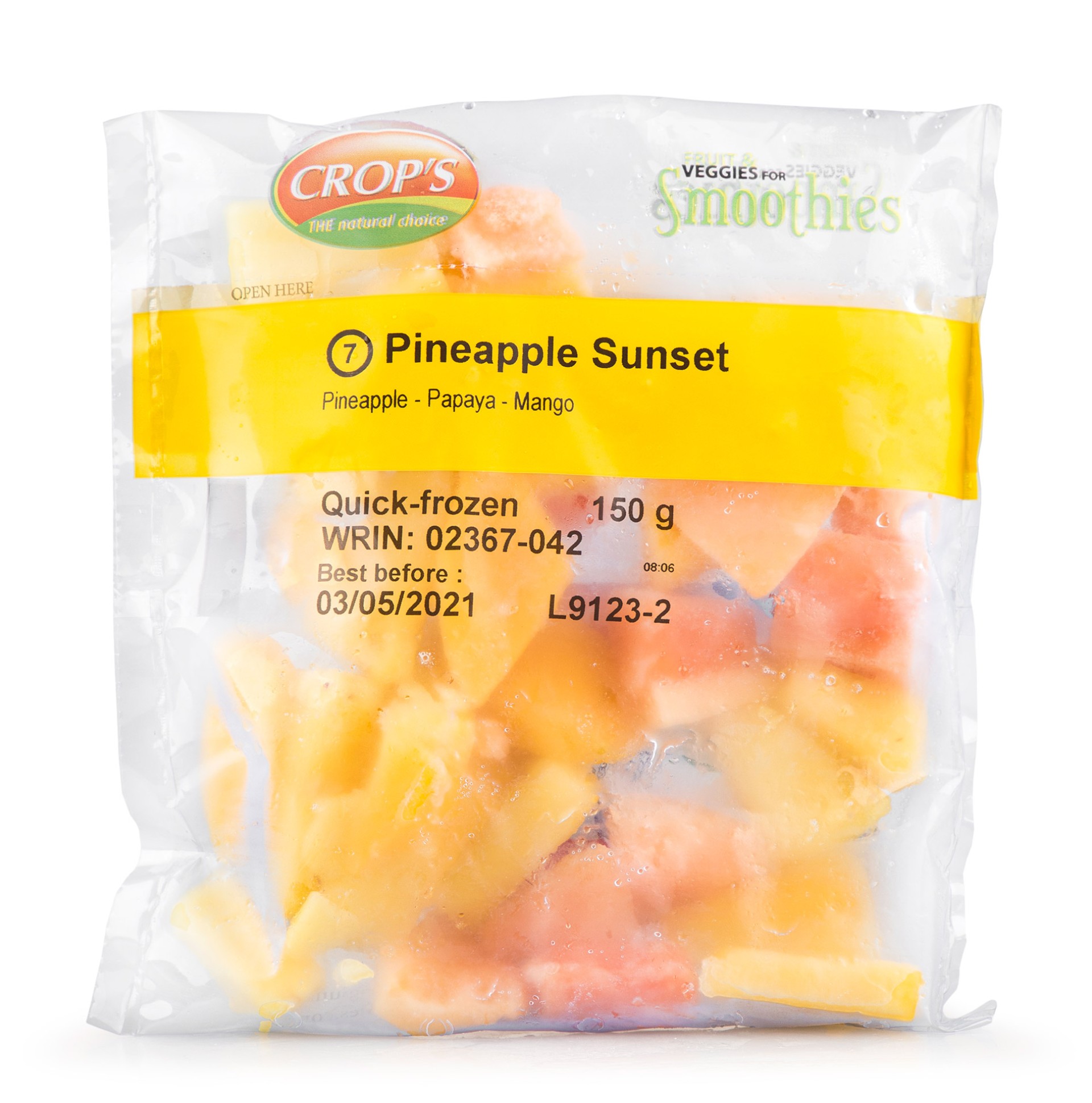 Smoothie Amarelo Congelado Crop´s 15x150 g Smoothie Amarelo Congelado Crop´s 15x150 g