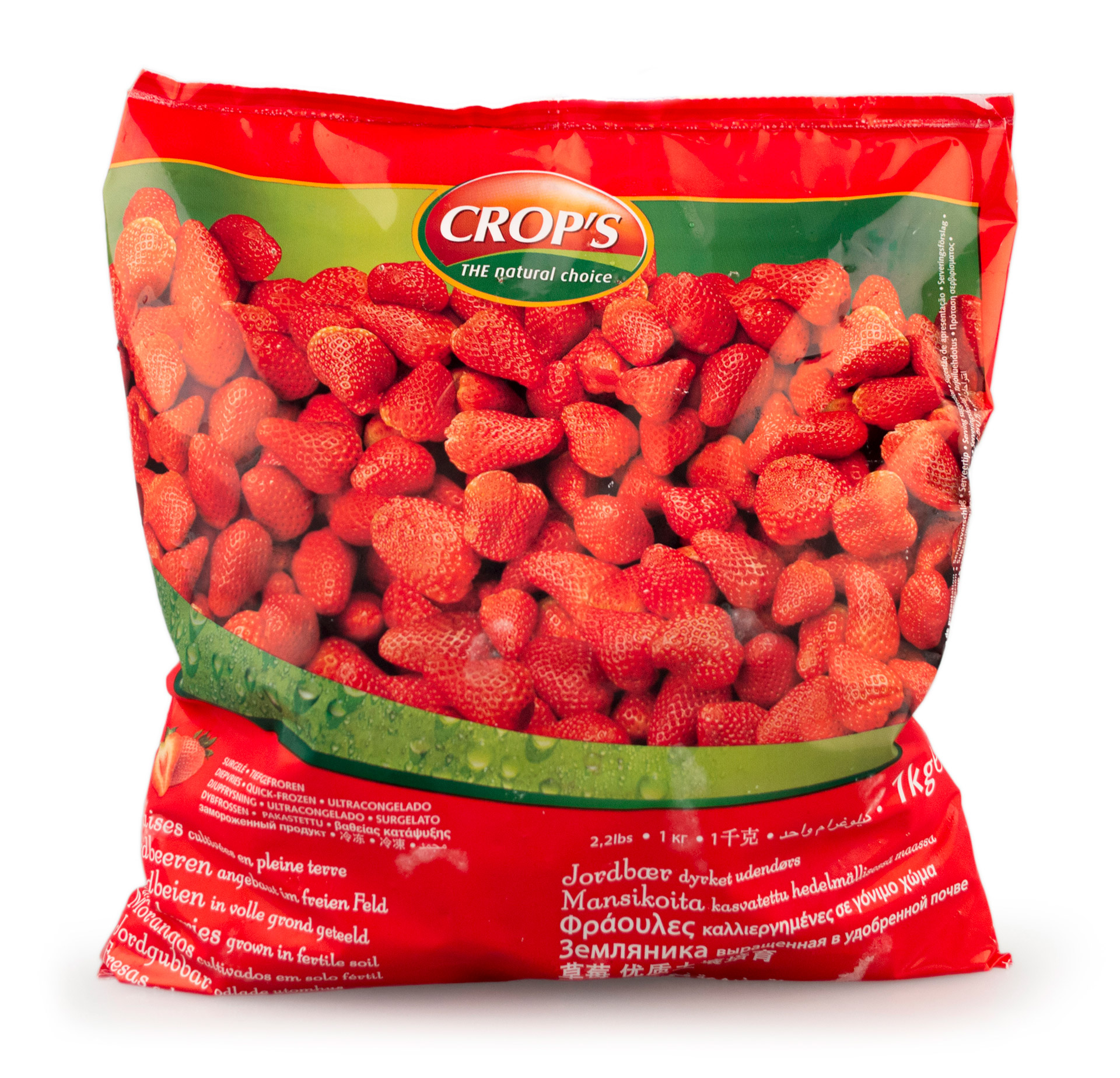 Morangos Congelados Crop´s 5x1 kg Morangos Congelados Crop´s 5x1 kg