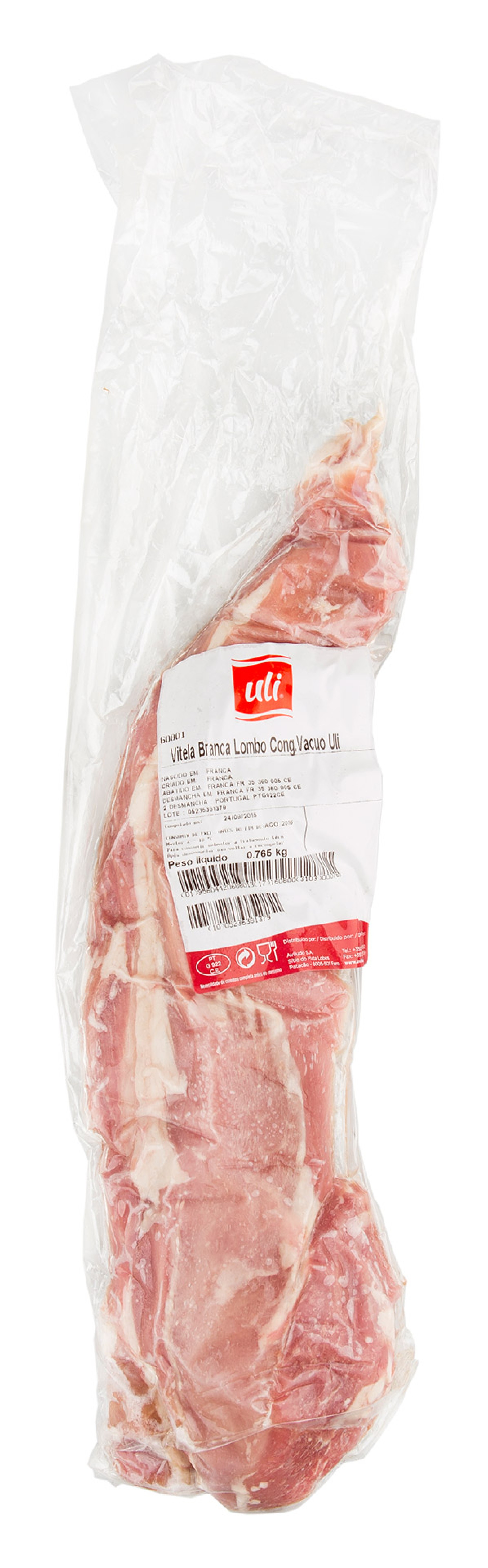 Vitela Branca Lombo Congelado Uli V�cuo