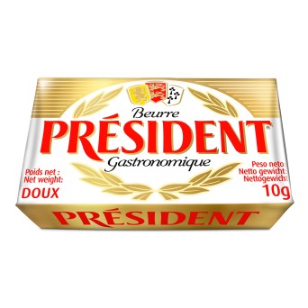 Manteiga s/ Sal Alumnio Prsident 100x10 g