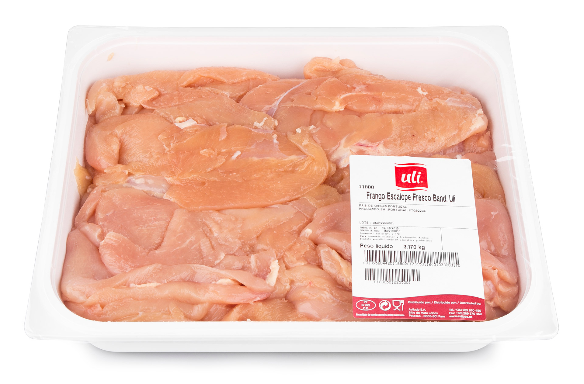 Frango Escalope Fresco Uli Bandeja