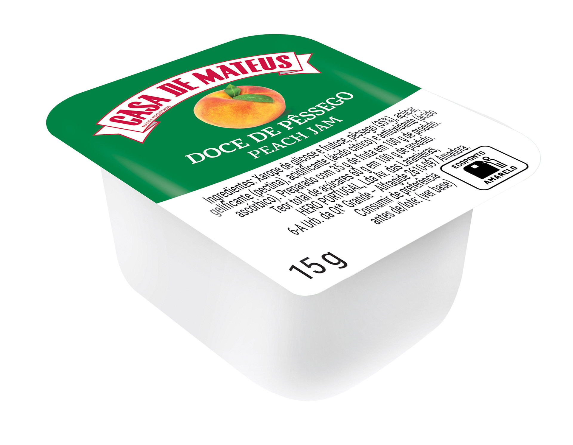 Doce Pêssego Casa de Mateus 120x15 g Doce Pêssego Casa de Mateus 120x15 g
