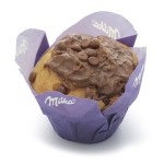 Muffin Chocolate Milka Recheado Congelado Baker & Baker 36x110 g Muffin Chocolate Milka Recheado Congelado Baker & Baker 36x110 g