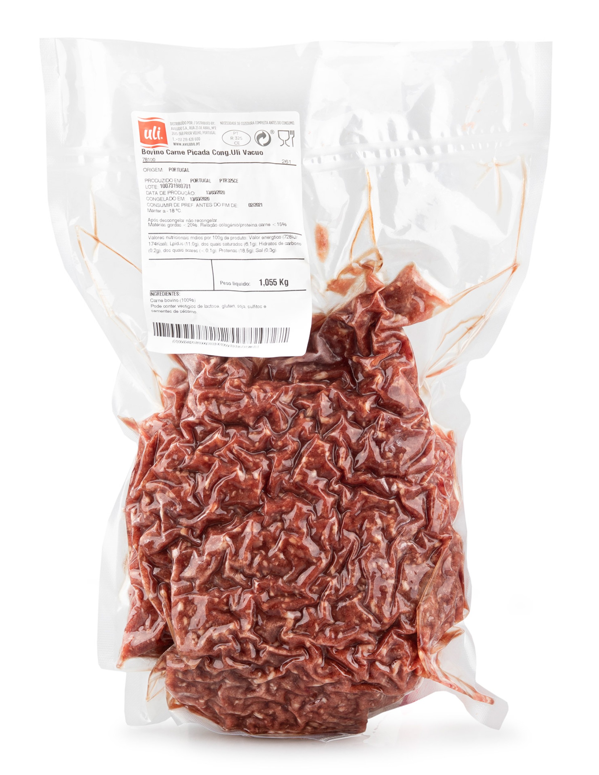 Bovino Carne Picada Congelada Uli V�cuo