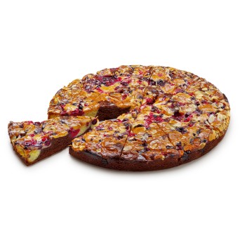 Tarte Chocolate/Frutos Vermelhos Congelada Vandemoortele 3x1,35 kg