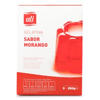 Gelatina Morango Uli Cx 1250 g