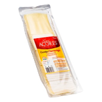 Queijo Flamengo Fatiado Nova Aores 1 kg
