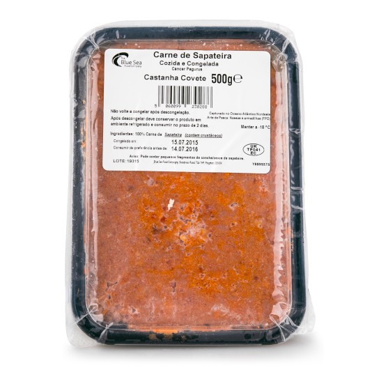 Carne Sapateira Castanha Congelada Cuvete 500 g