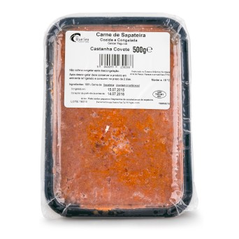 Carne Sapateira Castanha Congelada Cuvete 500 g