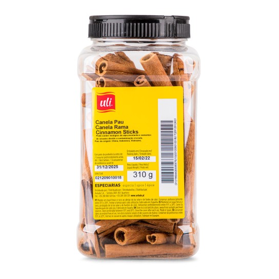 Canela Pau Uli Pet 310 g Canela Pau Uli Pet 310 g