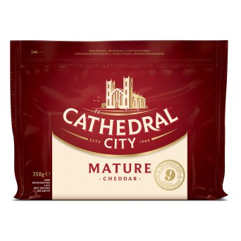 Queijo Cheddar Mature White Cath City 10x350 g