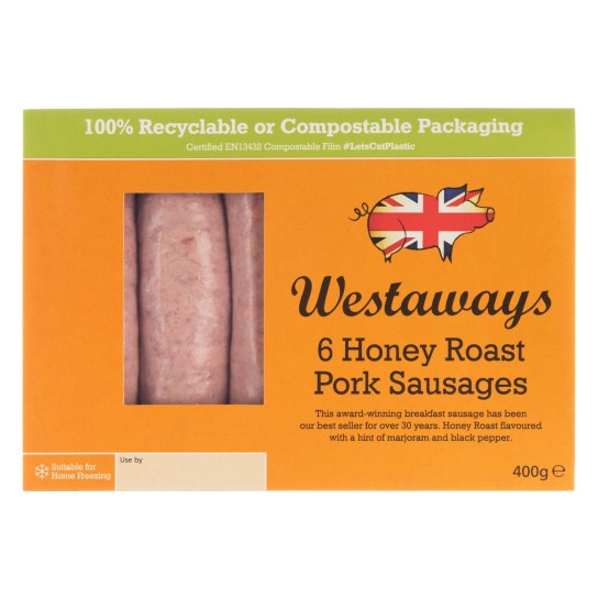 Salsichas Honey Roast Congeladas Westaways 6x400 g