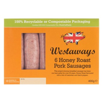 Salsichas Honey Roast Congeladas Westaways 6x400 g