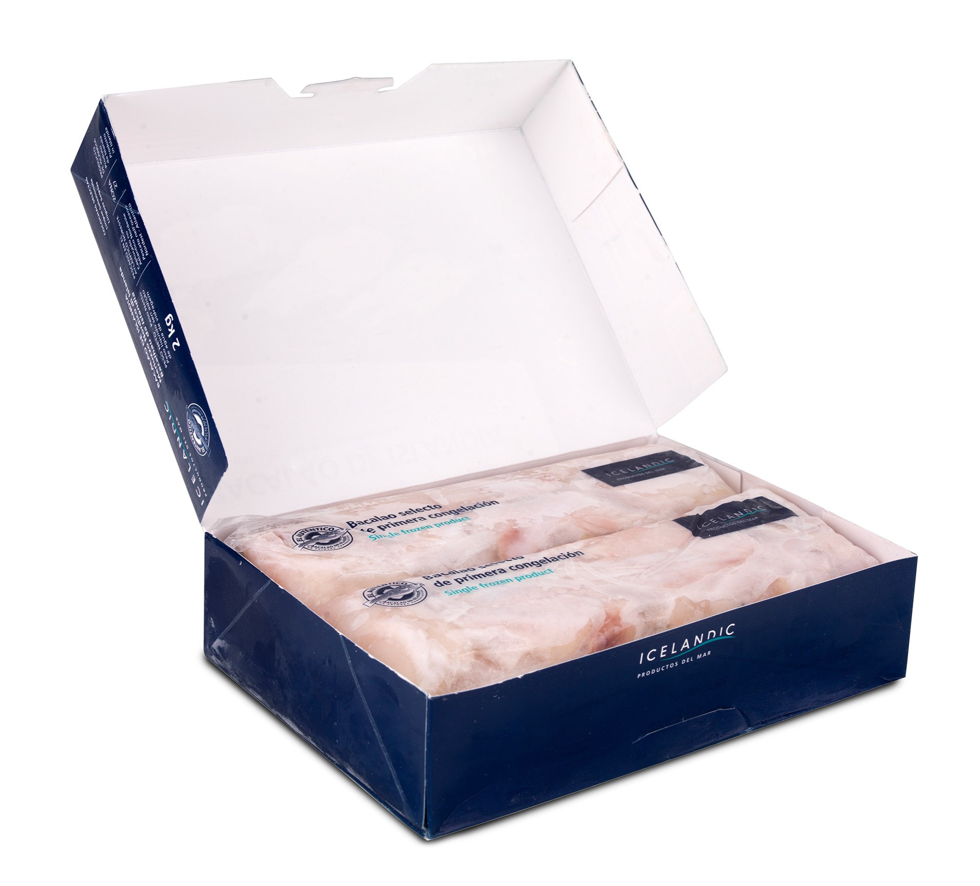 L�nguas Bacalhau Congeladas Icelandic Cx 2 kg
