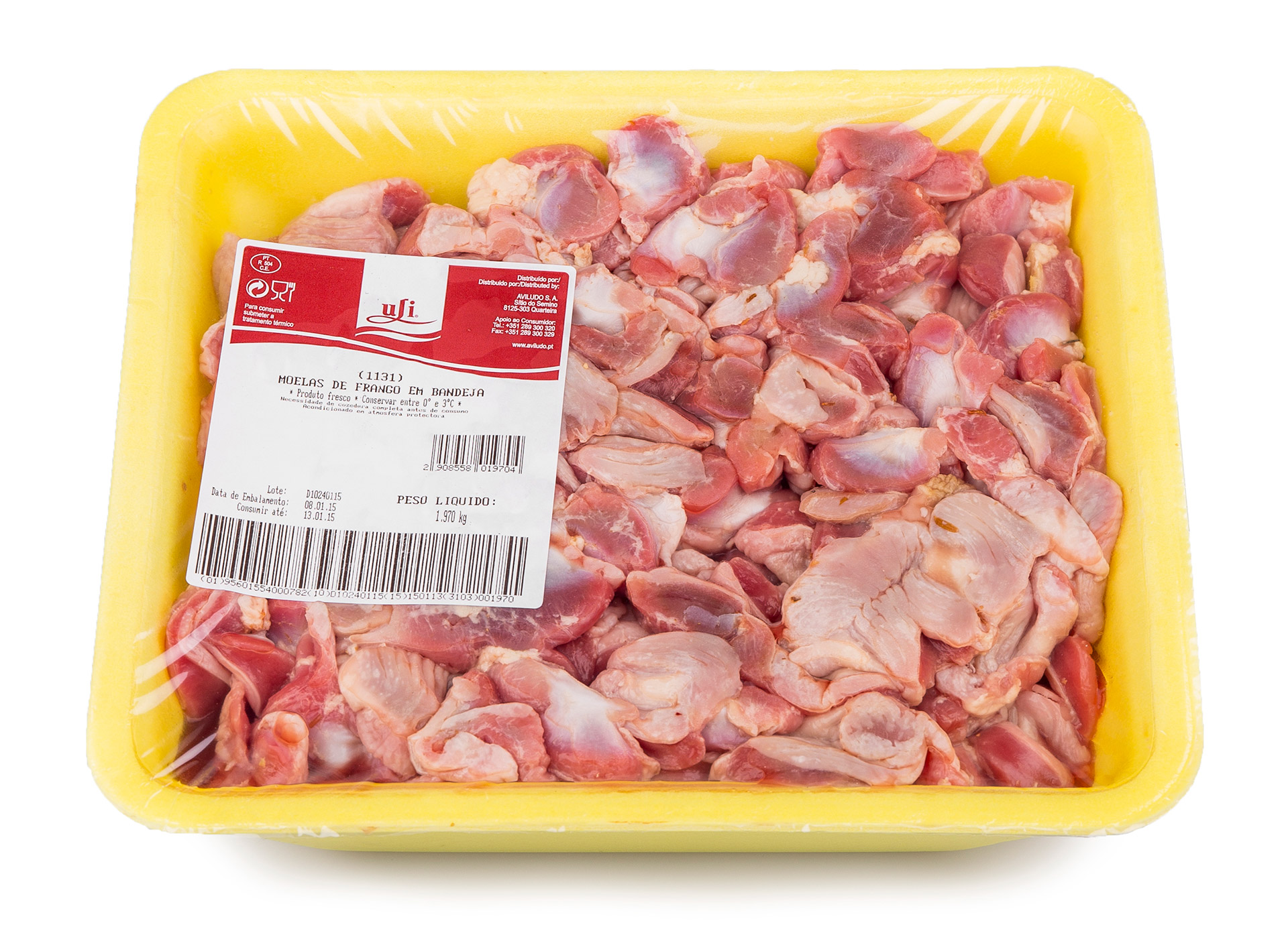 Frango Moelas Frescas Bandeja +/- 2,5 kg Frango Moelas Frescas Bandeja +/- 2,5 kg