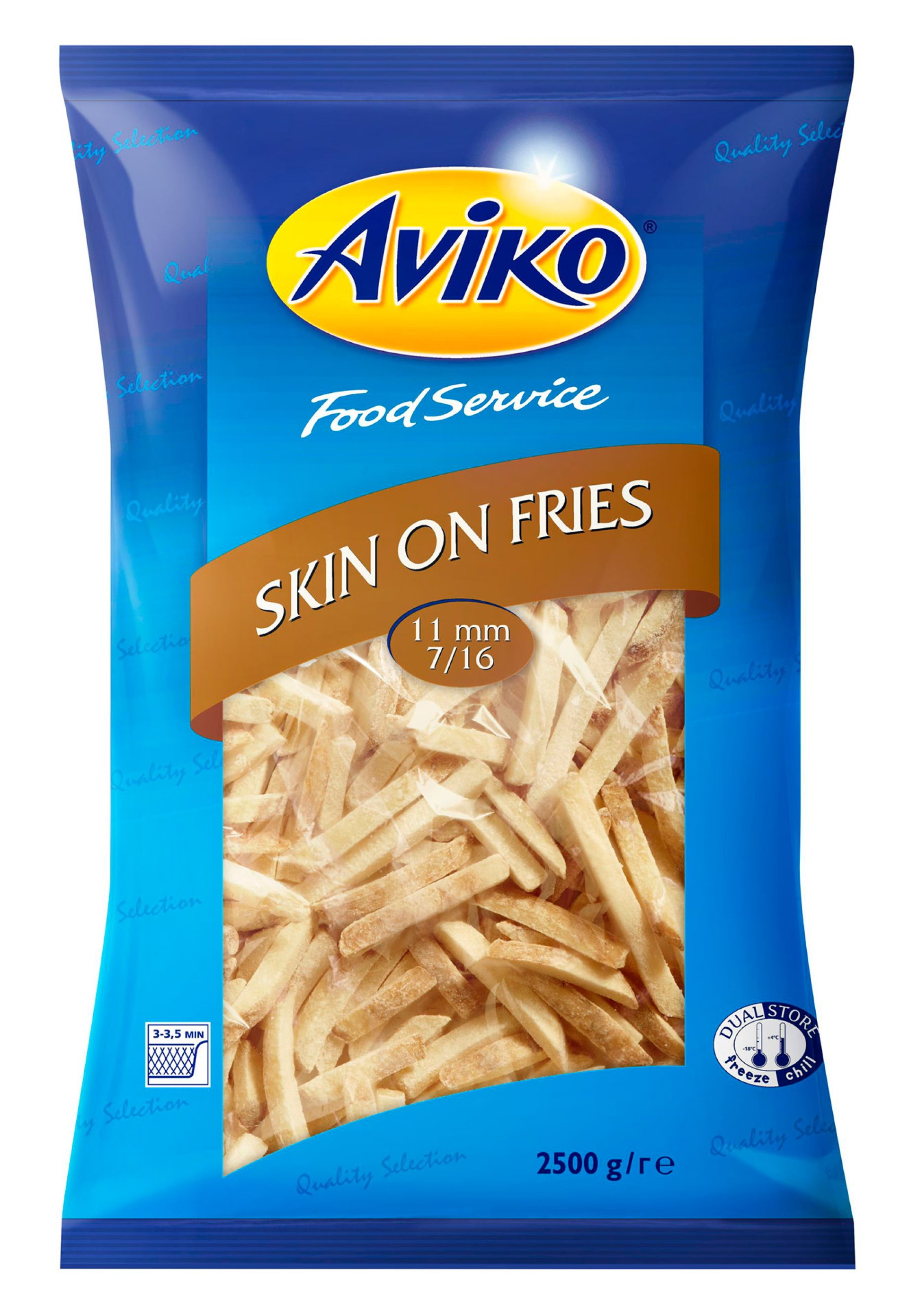 Batata Palito c/ Pele 10/10 Congelada Aviko 4x2,5 kg Batata Palito c/ Pele 10/10 Congelada Aviko 4x2,5 kg