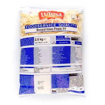 Batata Allumete 7/7 Congelada Lutosa 4x2,5 kg