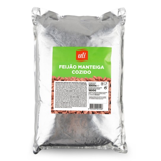 Feijo Manteiga Cozido Uli 5x3 kg