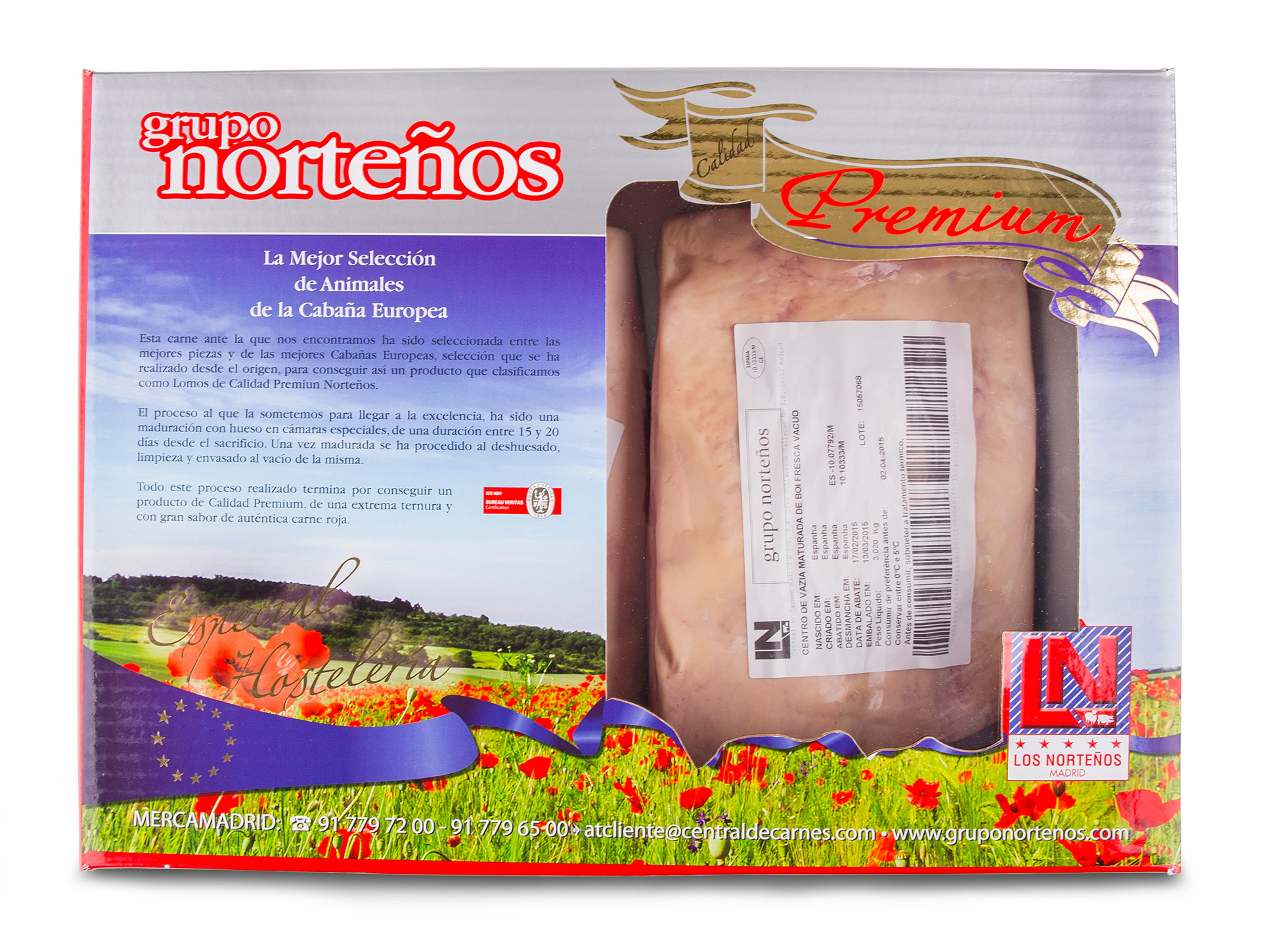 Boi Centros Vazia Maturada Fresca Vácuo Boi Centros Vazia Maturada Fresca Vácuo