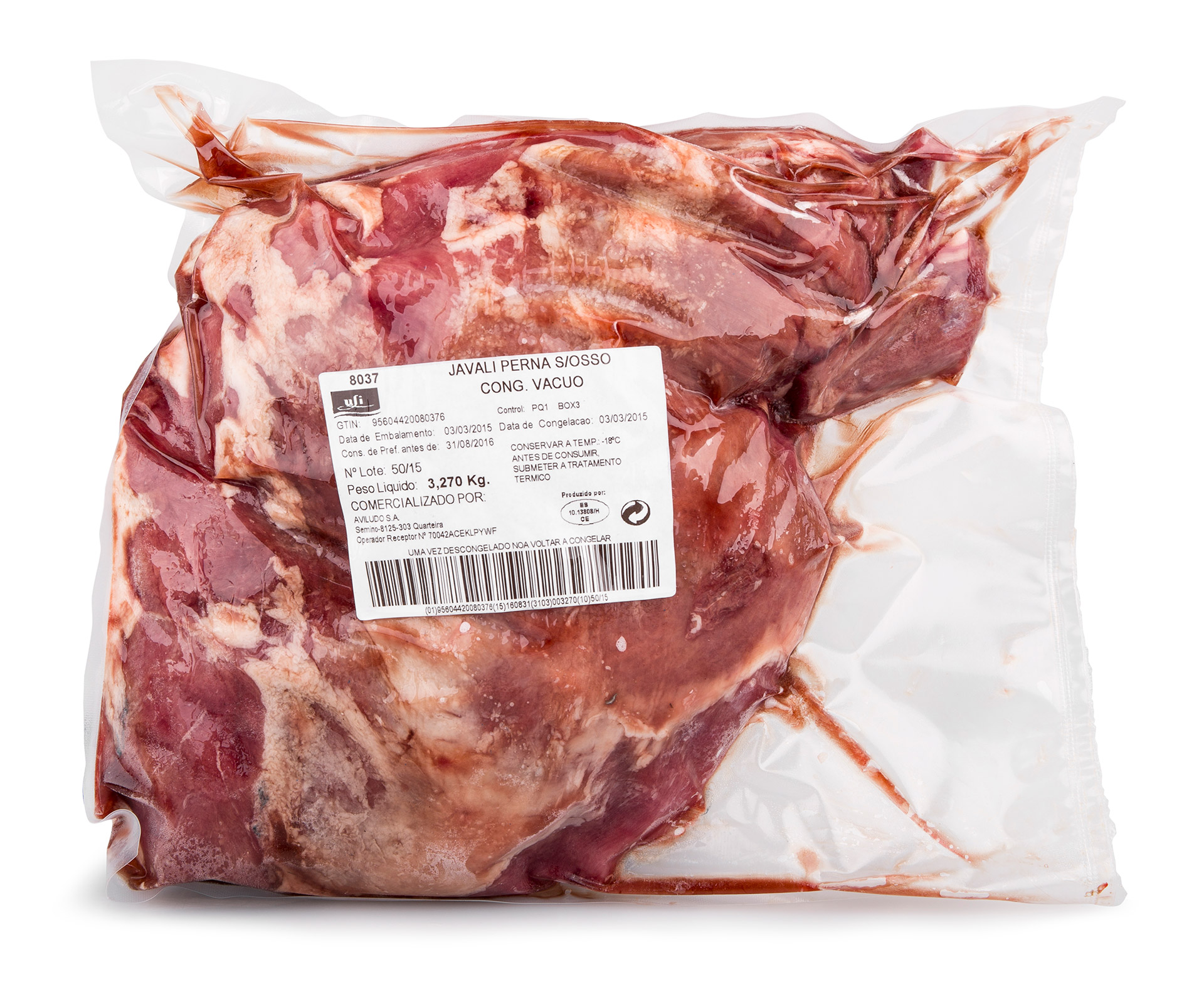 Javali Perna s/ Osso Congelada Vácuo Javali Perna s/ Osso Congelada Vácuo