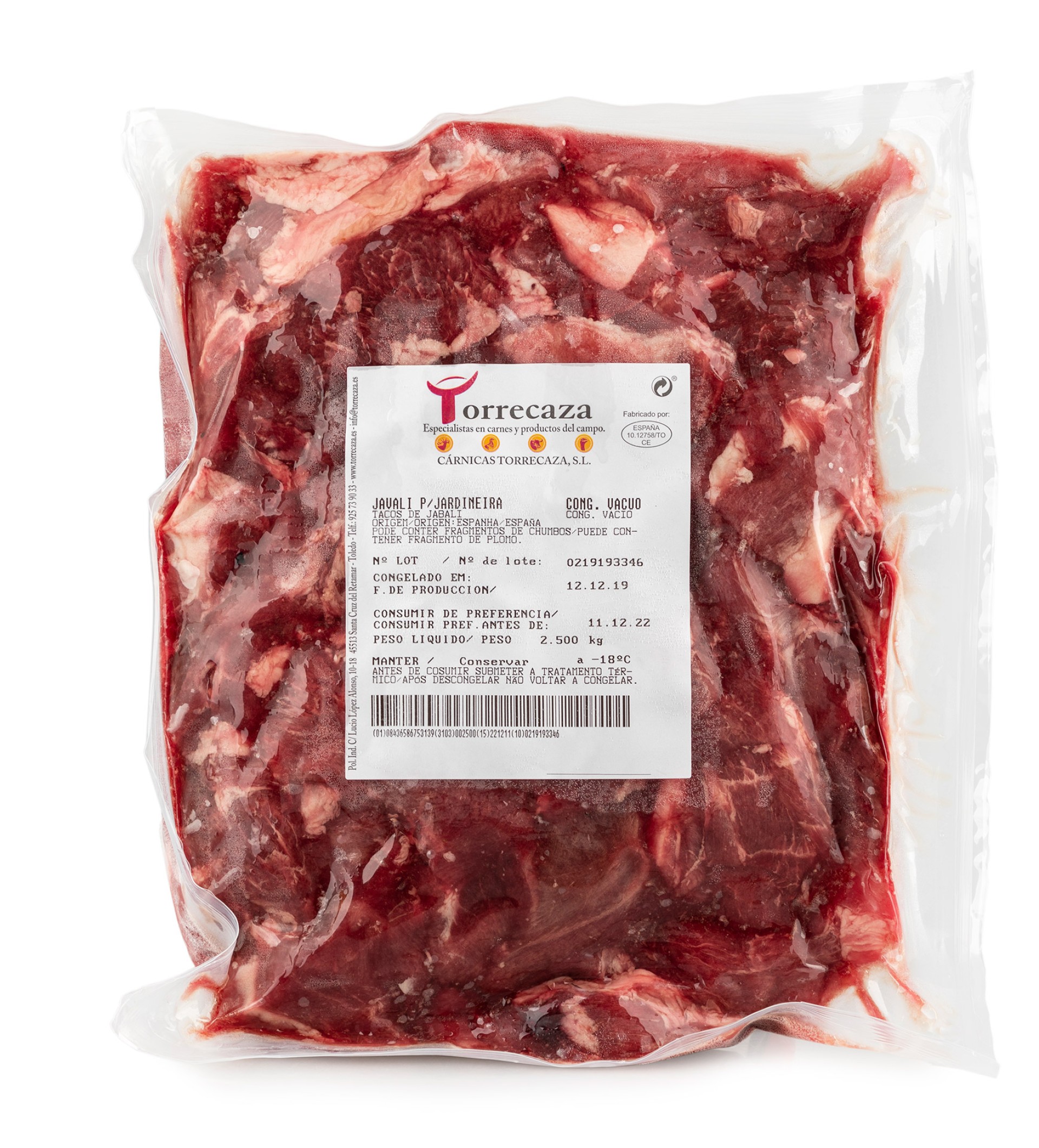 Javali p/ Jardineira Congelado Vácuo Javali p/ Jardineira Congelado Vácuo