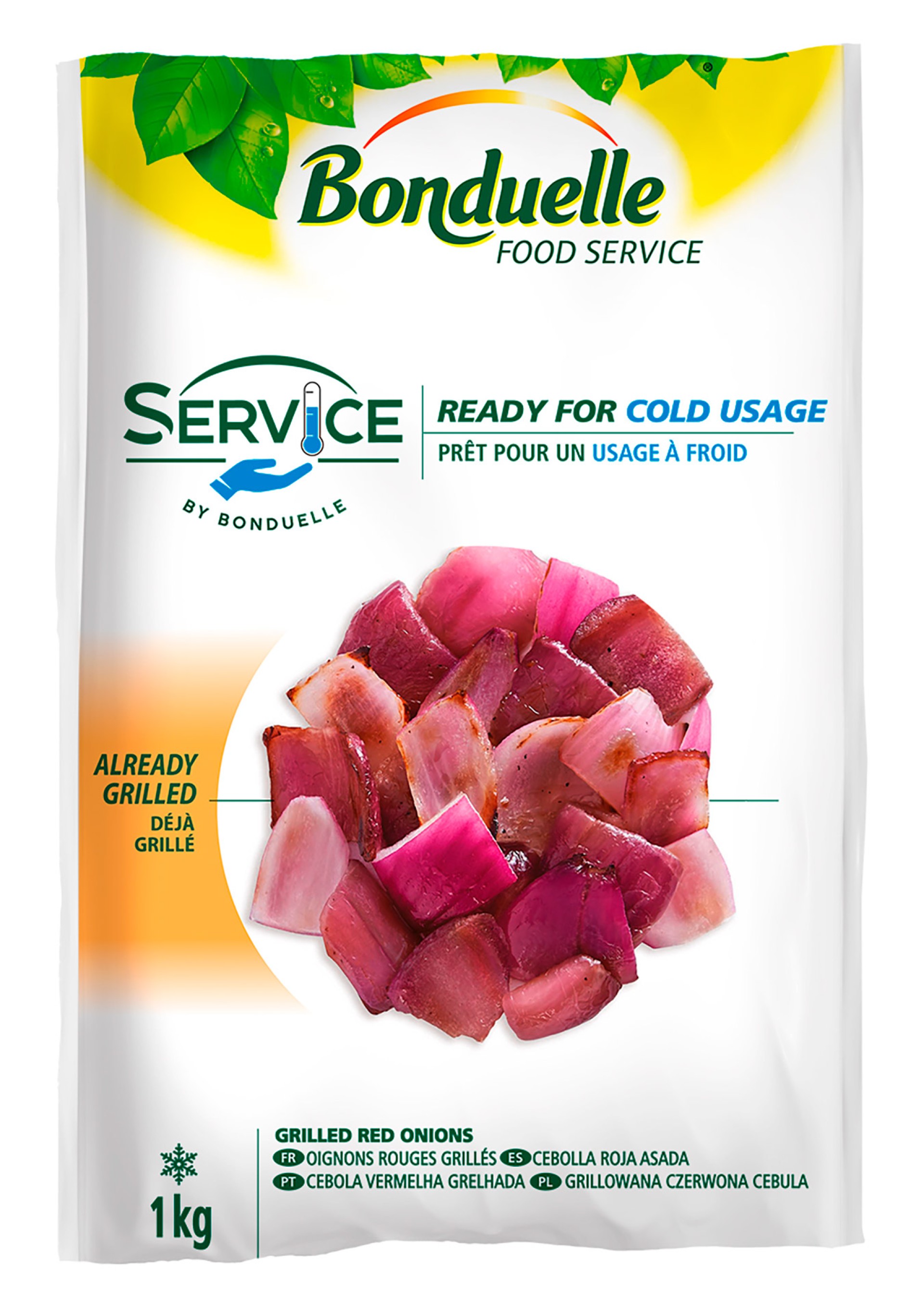 Cebola Vermelha Grelhada Service Congelada Bonduelle 6x1 kg