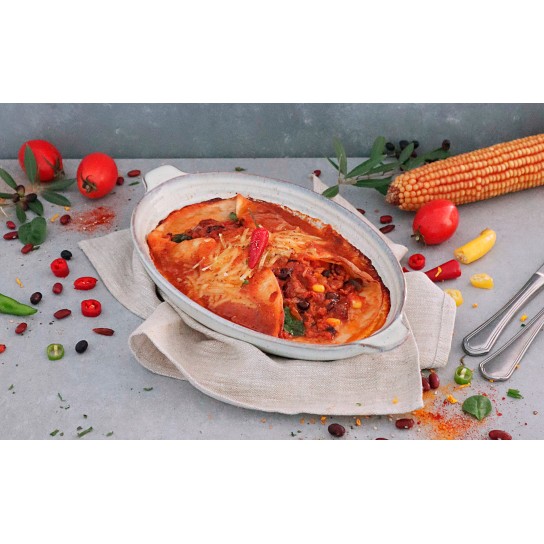 Enchiladas Gratinadas Molho Tomate Vegan Congelado 6x400 g Enchiladas Gratinadas Molho Tomate Vegan Congelado 6x400 g