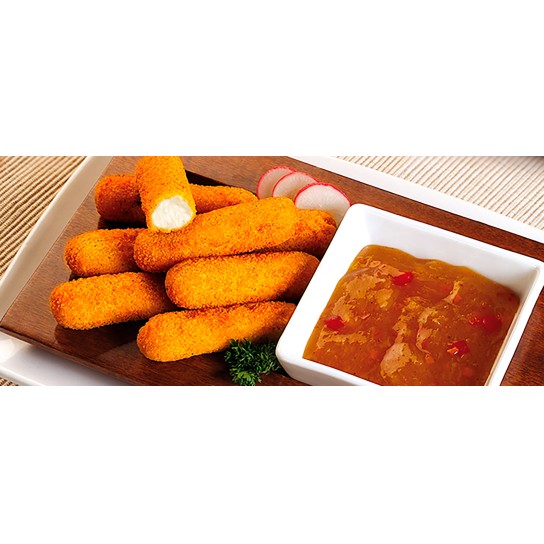 Palitos Mozzarella Congelados Eurofrits 3x1 kg Palitos Mozzarella Congelados Eurofrits 3x1 kg