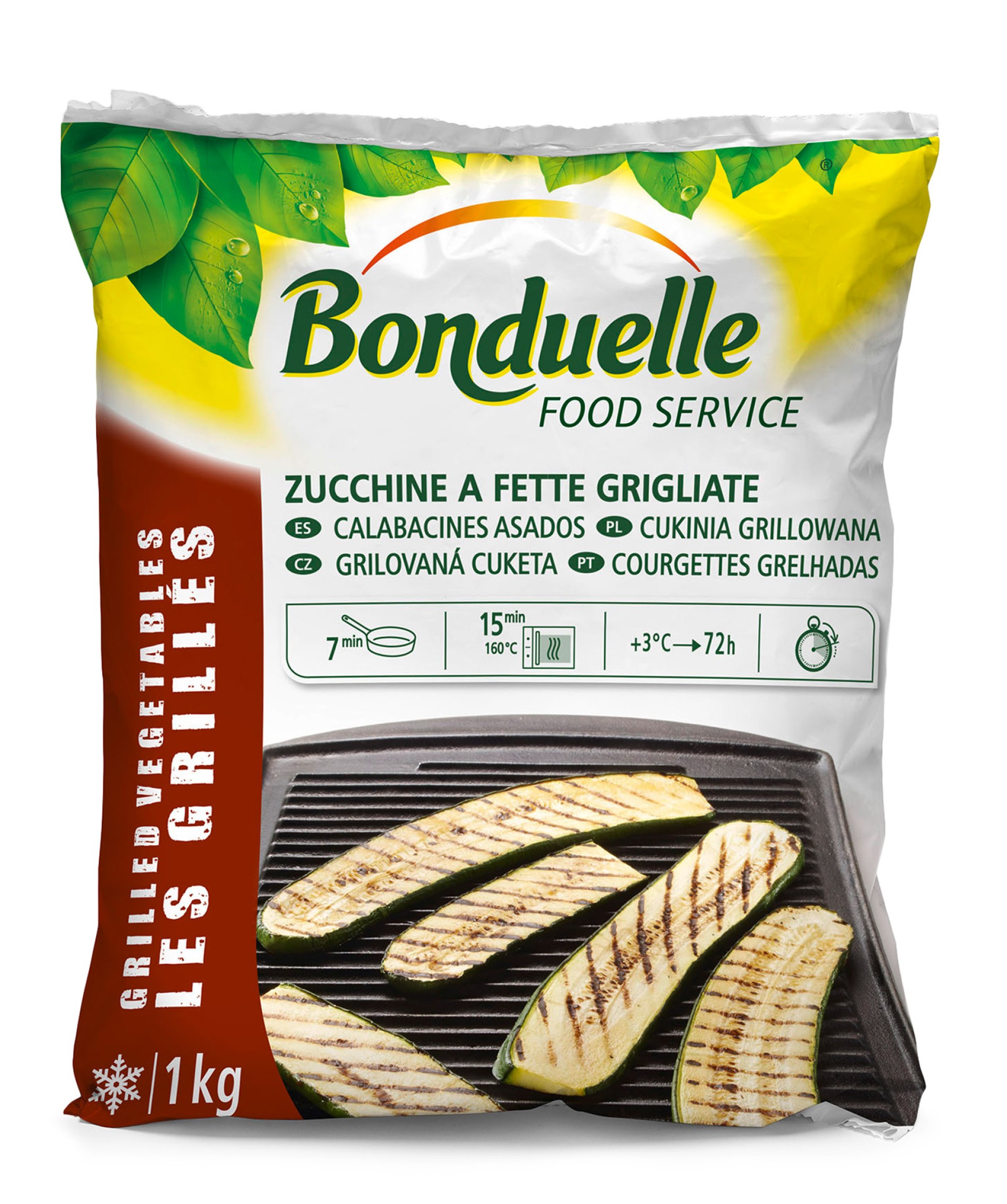 Courgette Grelhada Congelada Bonduelle 7x1 kg