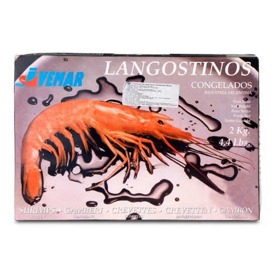 Camarão Bordo 10/20 Congelado Argentina Cx 2 kg Camarão Bordo 10/20 Congelado Argentina Cx 2 kg