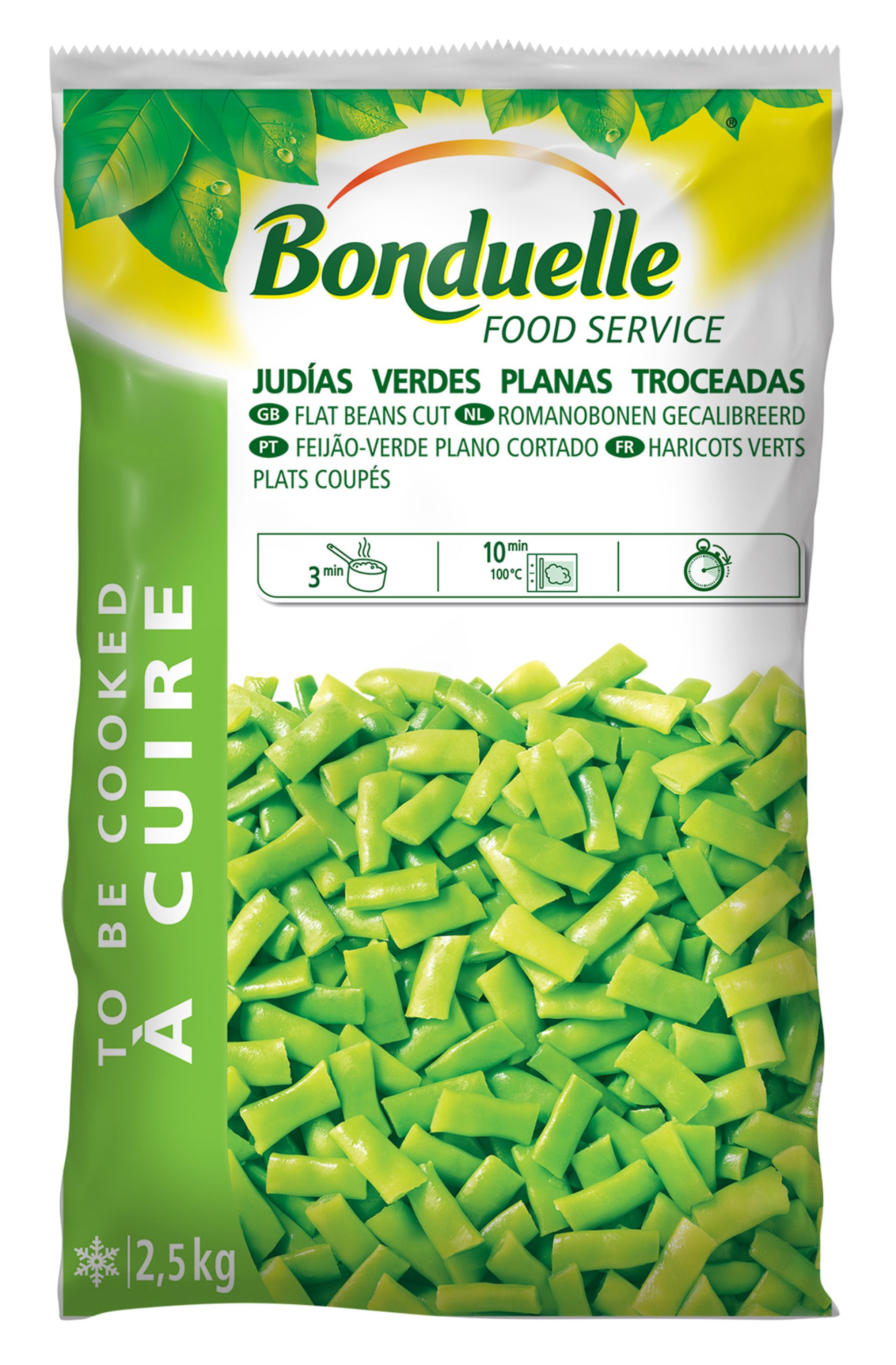 Feij�o Verde Plano Congelado Bonduelle 4x2,5 kg