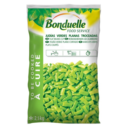 Feijo Verde Plano Congelado Bonduelle 4x2,5 kg