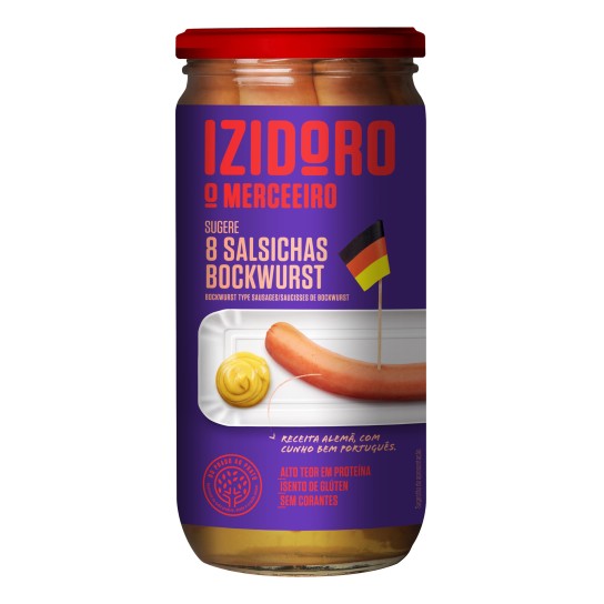 Salsichas Bockwurst Izidoro 6x8 Un