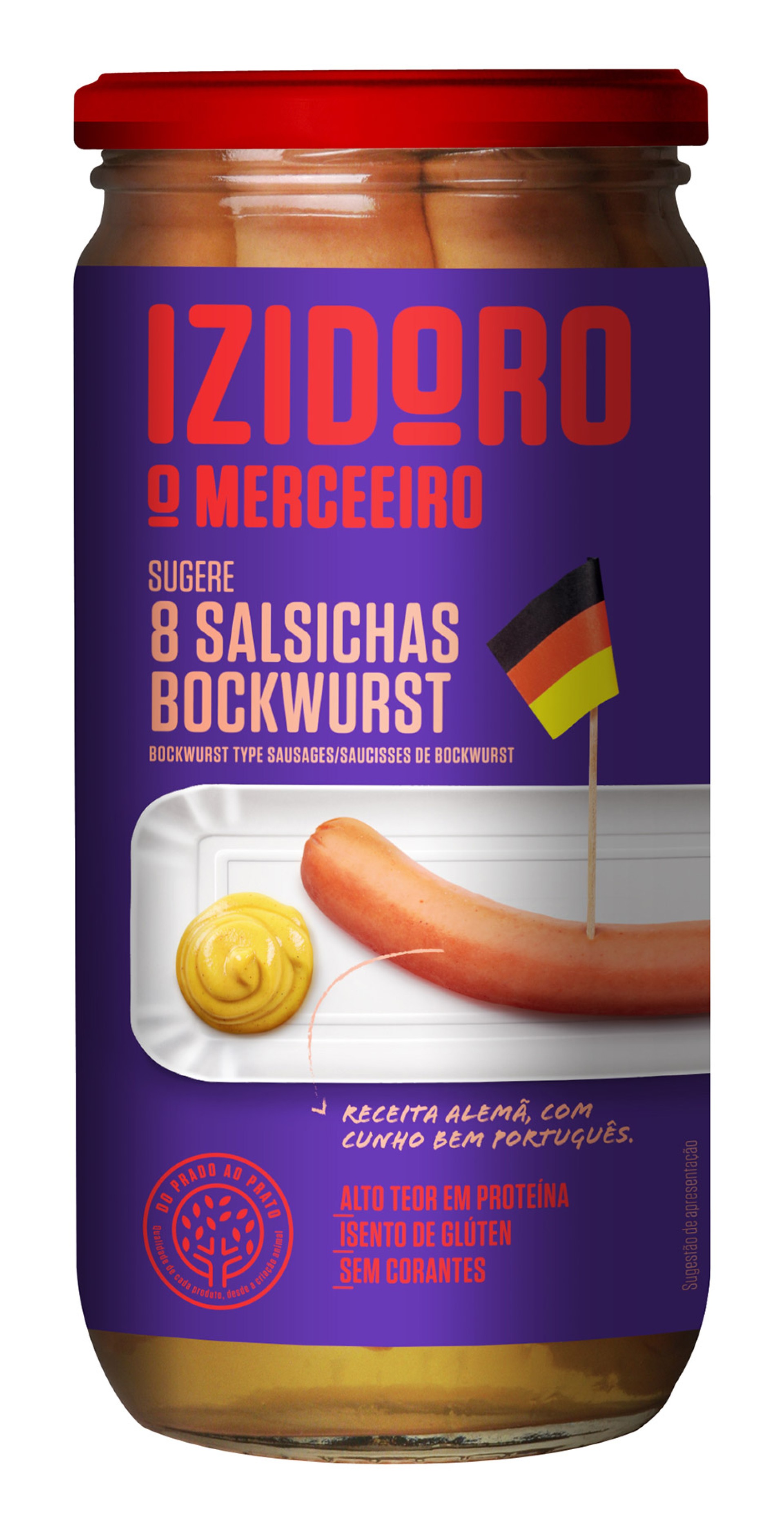 Salsichas Bockwurst Izidoro 6x8 Un