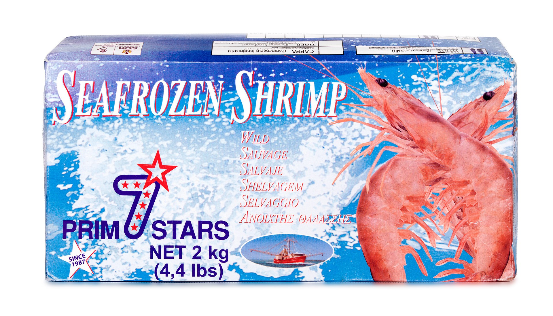 Camarão White 20/30 Congelado Nigéria Cx 2 kg Camarão White 20/30 Congelado Nigéria Cx 2 kg