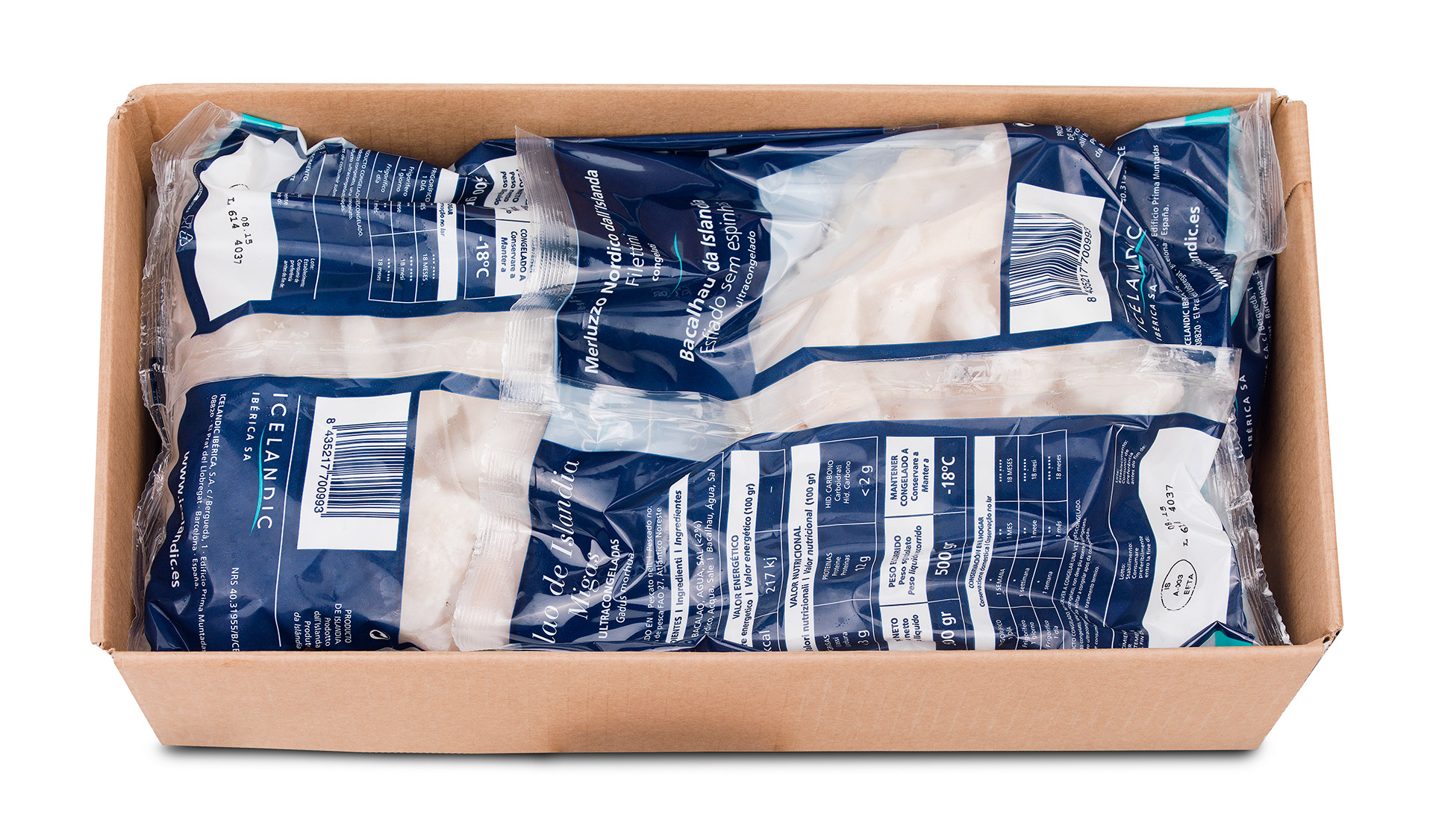 Migas Bacalhau Demolhado Congeladas Icelandic 8x500 g